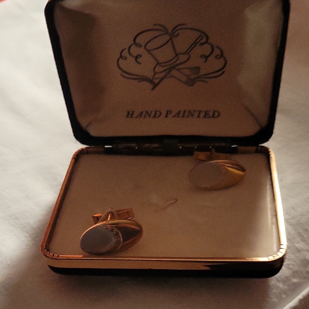 Gold and Silver Cufflinks